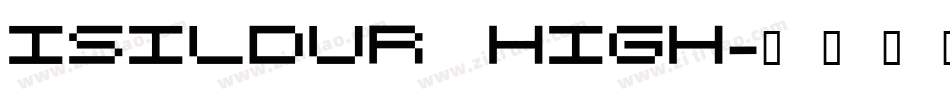 Isildur High字体转换